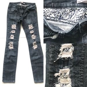 Closet Clear Out! 2.1 Jeans with Bandana Patching
